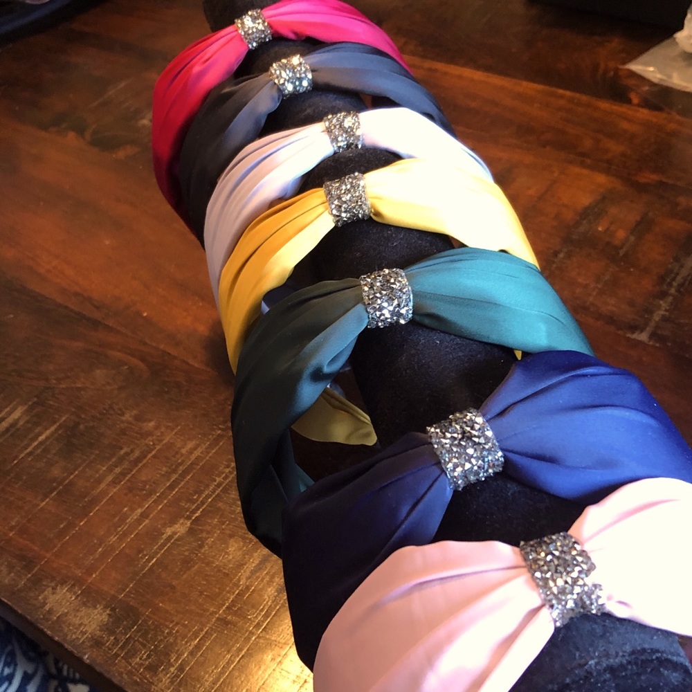 New Wide Satin & Crystals Headbands| Hairbands ♥️